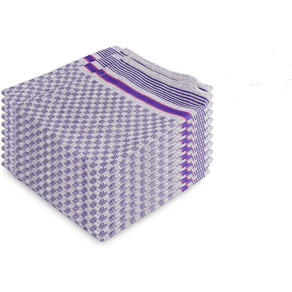 Hypafol Geschirrtuch Grubentücher 100% Baumwolle, 50x90 cm, (10-tlg), pflegeleicht und bei 60° waschbar