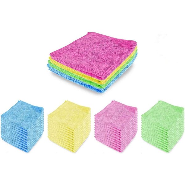Hypafol Geschirrtuch Mikrofasertücher, 32x32cm, (36-tlg)