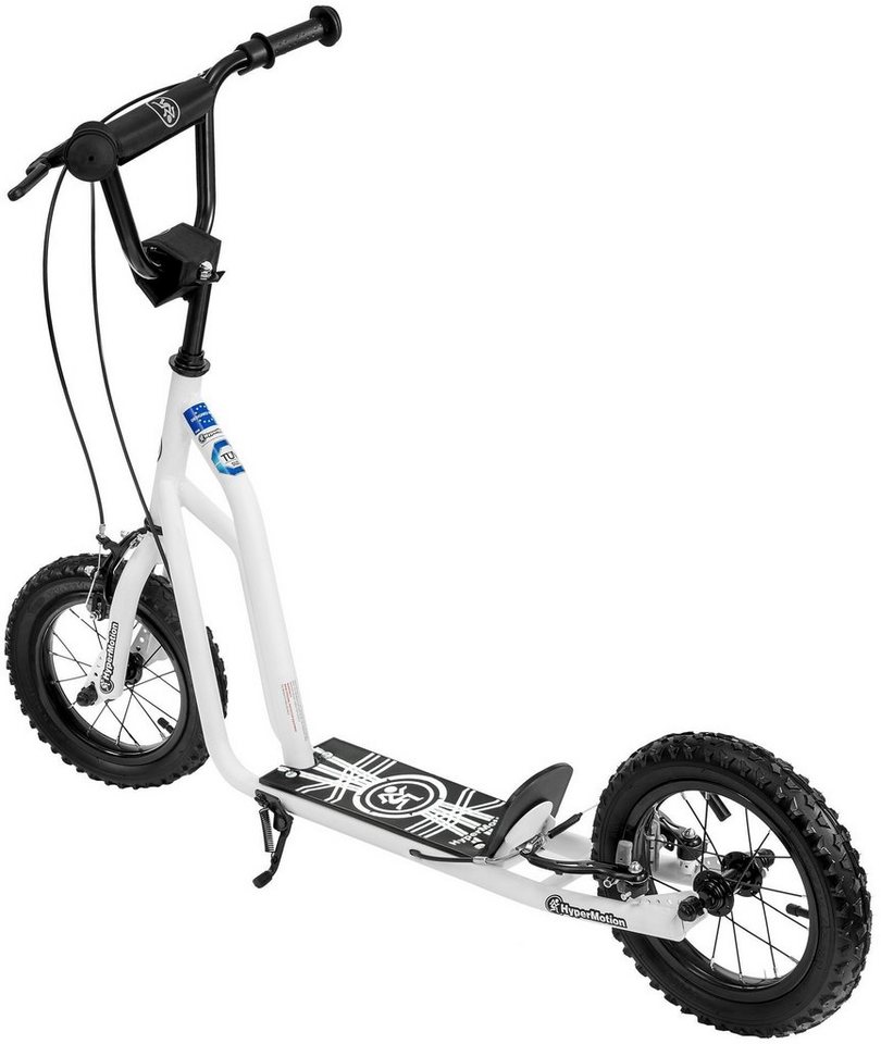 HyperMotion Scooter Roller VIVA 12, aufblasbare Räder 30 cm, Weiß, 15km top speed – Bild 5 von 5