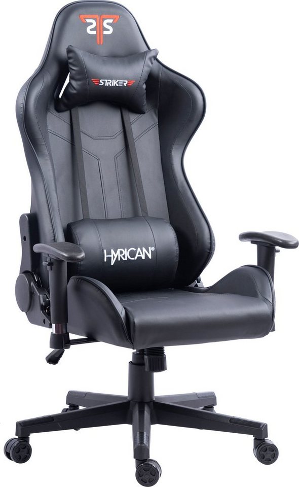 Hyrican Gaming-Stuhl Striker Gaming-Stuhl "Copilot" Gamingstuhl + Stuhlunterlage (Set), Bodenschutzmatte 1100x1100x2mm – Bild 3 von 5