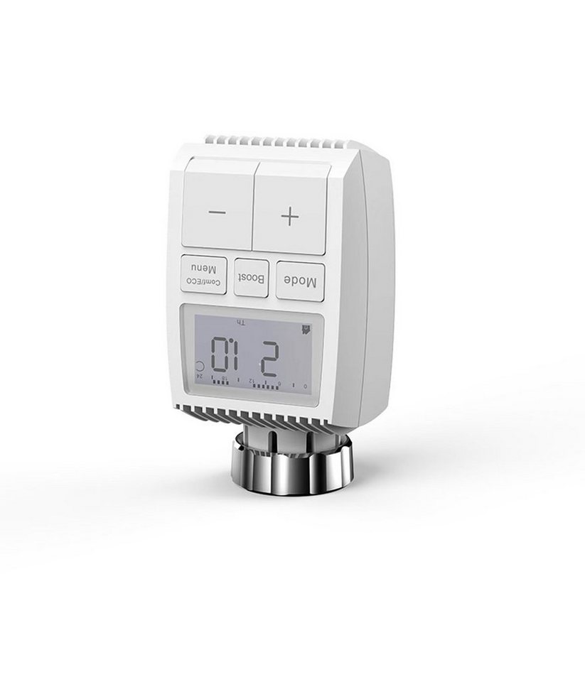 Hyrican Heizkörperthermostat programmierbares Heizkörperthermostat, Frostschutz, Nachtabsenkung, (4 St) mit Tag/Woche/Wochenend-Planer – Bild 3 von 5