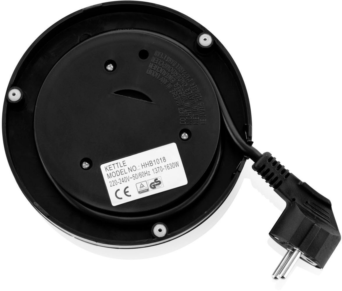 Hyundai Wasserkocher VK118, 1 l, 1630 W, Abschaltautomatik, Überhitzungsschutz, Drehbarer Sockel – Bild 5 von 5