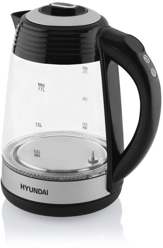 Hyundai Wasserkocher VK780, 1,7 l, 2200 W, Temperaturregelung von 40 bis 100 °C, KEEP WARM-Funktion bis 120 Min – Bild 3 von 5