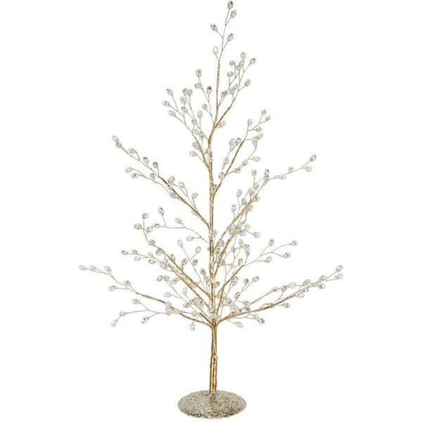 Kunstbaum Dekobaum mit Acryl-Steinchen, I.GE.A., Höhe 50 cm, und Glimmer Weihnachtsbaum Christbaum Weihnachtsdeko