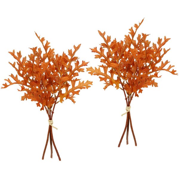 Kunstblume Künstlicher Eichenlaub-Busch, I.GE.A., Höhe 40 cm, Kunstpflanze Sträuße Bouquet Herbstdeko Blumendeko herbstliche Blätter