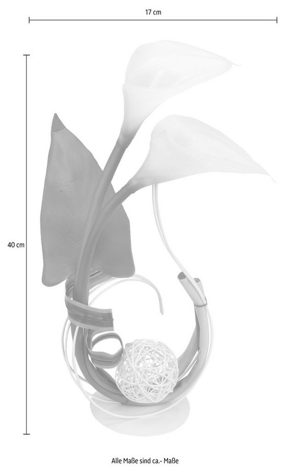 Kunstpflanze Calla Calla, I.GE.A., Höhe 40 cm – Bild 2 von 3