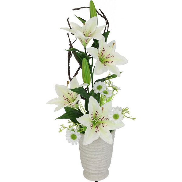 Kunstpflanze Lilien Lilien, I.GE.A., Höhe 55 cm