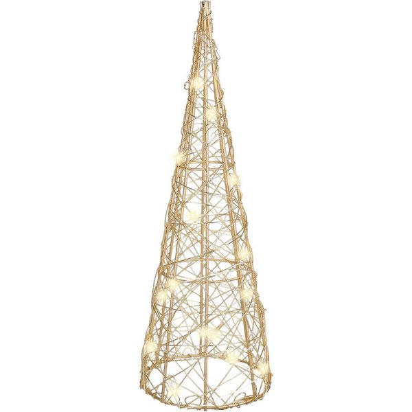 I.GE.A. LED-Dekofigur LED-Pyramide, Dekofigur Weihnachtspyramide Weihnachtsdeko Weihnachtsbaum Christbaum