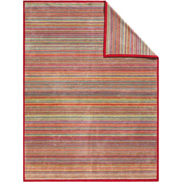 Wohndecke Jacquard Decke Malang, IBENA, mit filigranen Streifen, made in Europe