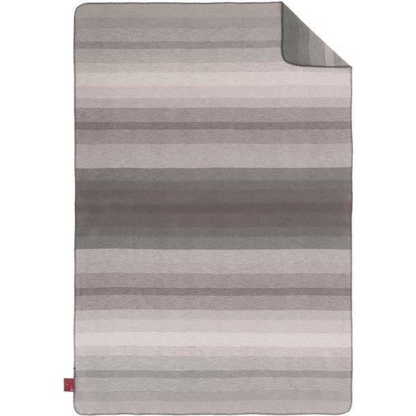 Wohndecke Kitale, IBENA, im Streifen-Design, aus Bio-Baumwolle, Kuscheldecke