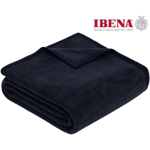 Wohndecke Luxus, IBENA, verschiedene Größen, uni, Kuscheldecke, Premium, made in Europe!