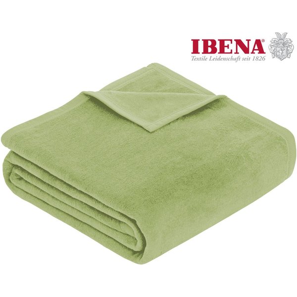 Wohndecke Luxus, IBENA, verschiedene Größen, uni, Kuscheldecke, Premium, made in Europe!