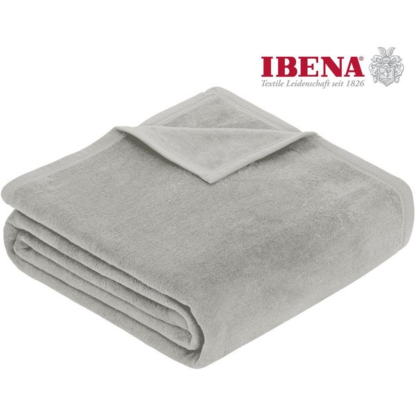 Wohndecke Luxus, IBENA, verschiedene Größen, uni, Kuscheldecke, Premium, made in Europe!