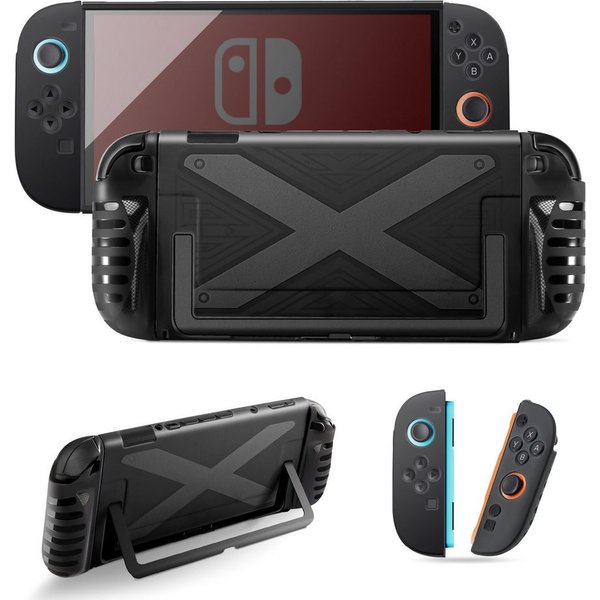 ibettertec Dockable Hülle für Nintendo Switch 2, Stoßfeste PC+TPU Griffhülle Zubehör Nintendo (Weich Komfort Stoßfest Antikratz Schutzhülle, Kompatibel mit Kons