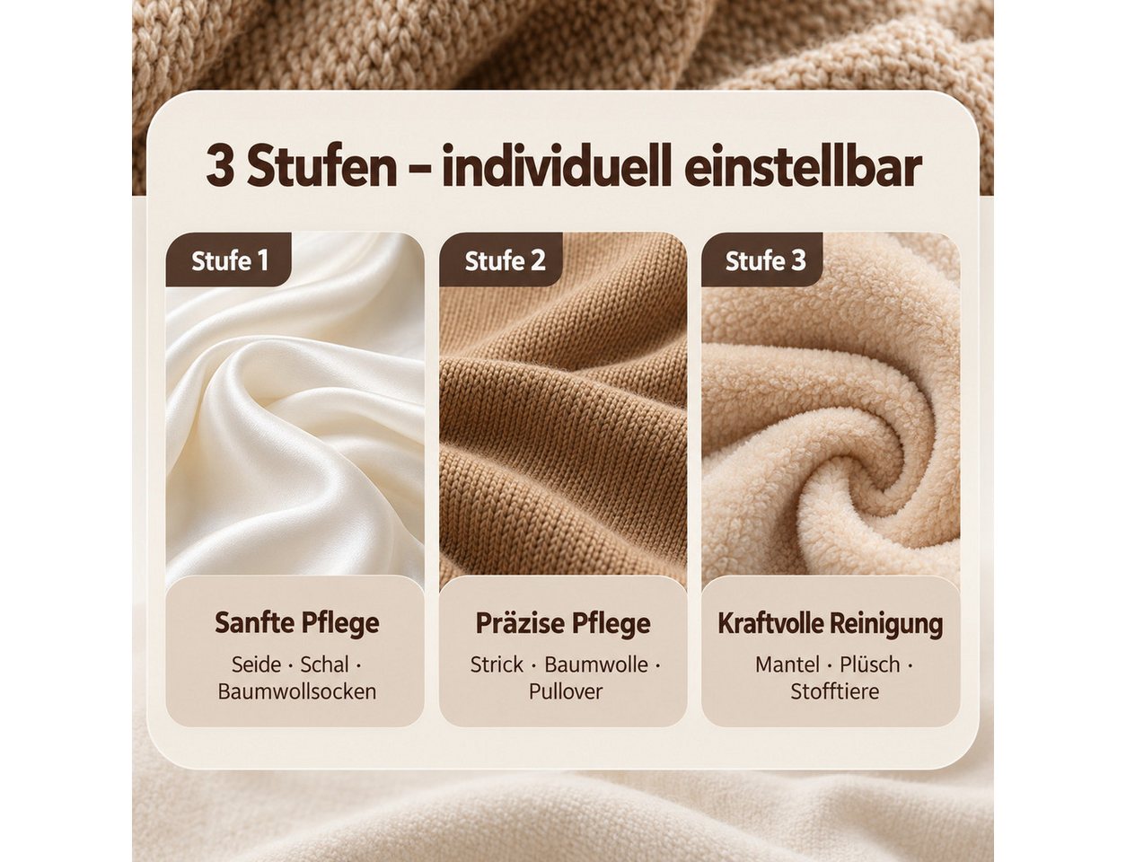 ibettertec Fusselrasierer Fusselrasierer mit LED-Display, 6-Klingen-System, USB-C Aufladung, 3 austauschbare 6-flüglige Edelstahlmesserköpfe,3 Höheneinstellunge – Bild 2 von 5