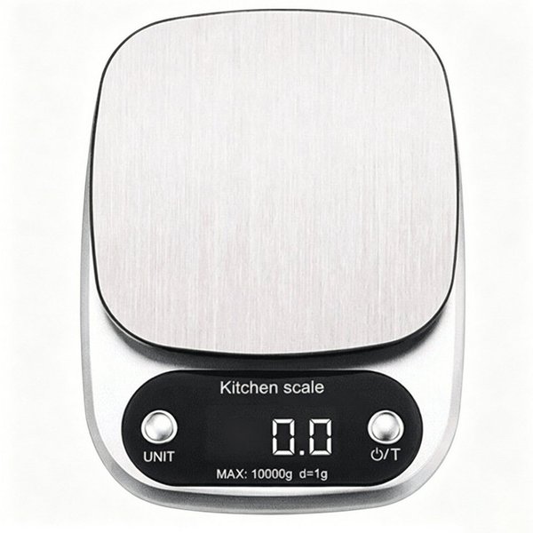 ibettertec Küchenwaage Lebensmittel Küchenwaage Digital Gewicht Gramm und Oz, LCD-Display, Küche Lebensmittelwaage 10kg/1g für Gewichtsverlust Diät Backen Koche