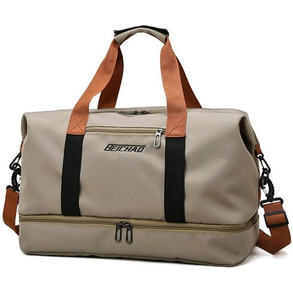 ibettertec Reisetasche Fitnesstasche,Sporttasche,Große Umhängetasche mit Schuhfach&Nassfach (Atmungsaktiv, wasserdicht, verschleißfest, großes Fassungsvermögen)