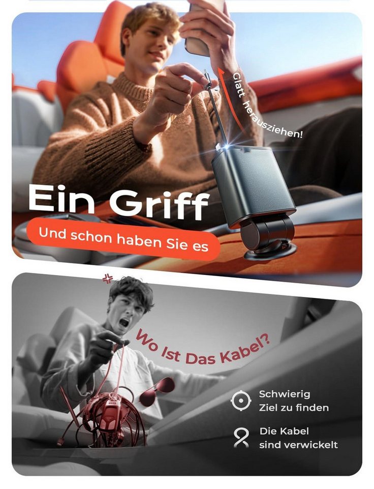 ibettertec Zigarettenanzünder USB C Auto Ladegerät USB-Ladegerät (Kompatibel mit iPhone 18/17/16/15 Pro/Pro Max, Samsung Galaxy S26/S25/S24/S23 Plus/Ultra, Goog – Bild 2 von 5