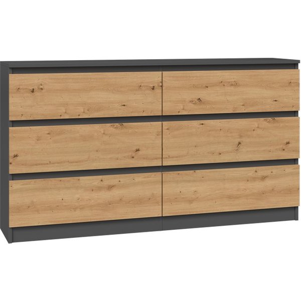 ibonto Kommode Multifunktionales Sideboard für Wohnzimmer, Schlafzimmer Kommode