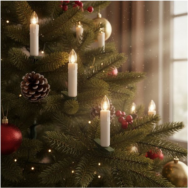 IC Winterworld LED-Christbaumkerzen, 30-flammig