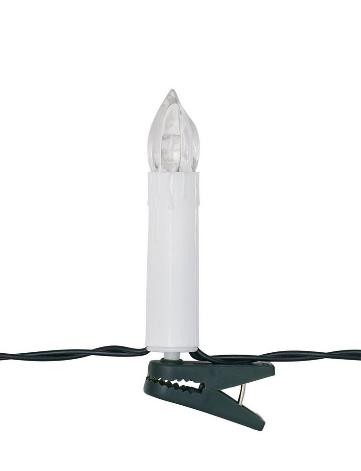 IC Winterworld LED-Lichterkette LED Lichterkette Weihnachtsbaum für innen, strombetrieben, 16-flammig, ohne Batterien, Retro Weihnachtskerzen für den Christbaum – Bild 4 von 4