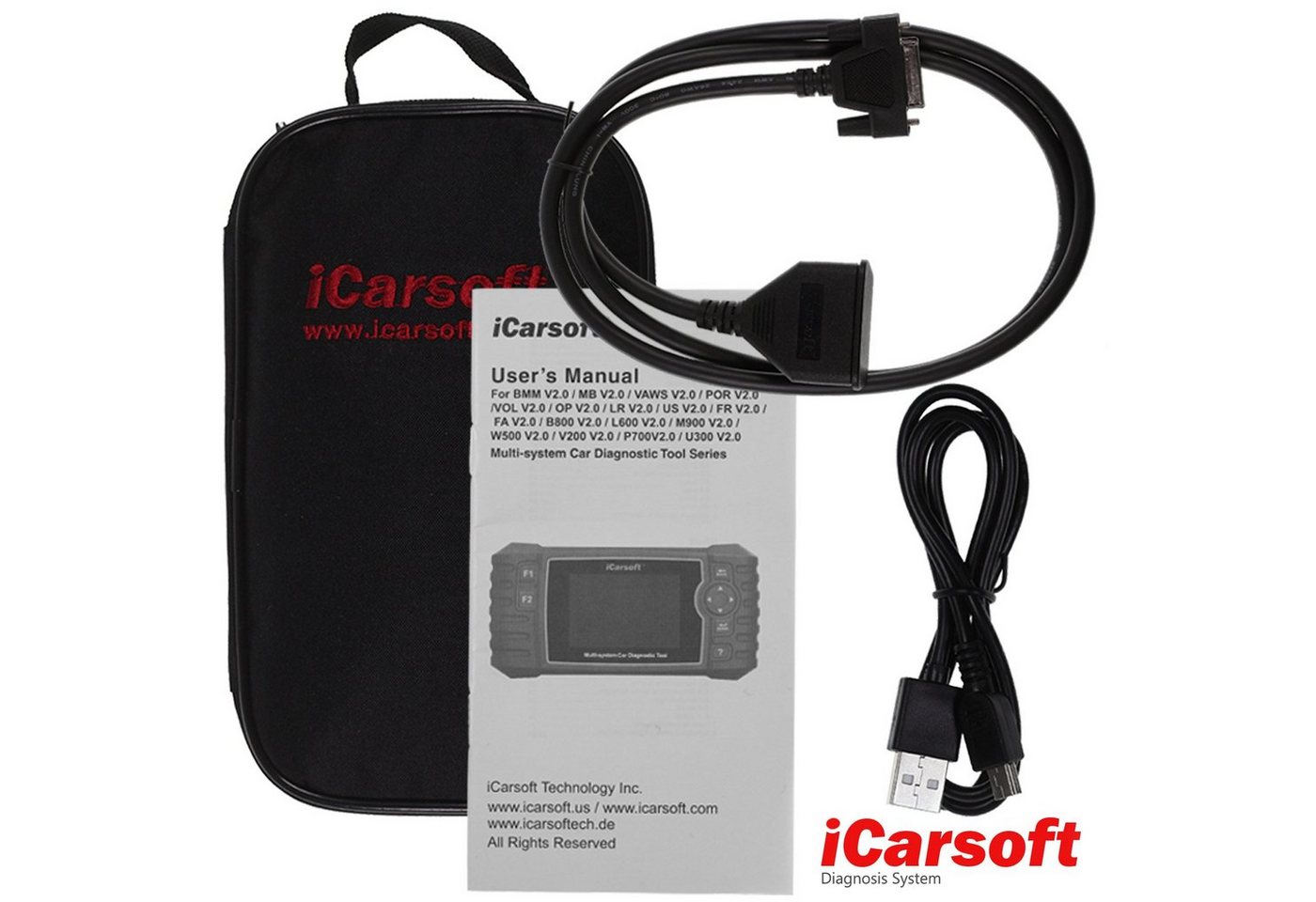 iCarsoft OBD2-Diagnosegerät MB V2.0 Auslesen, Wartung und Service für Mercedes, Sprinter, Smart – Bild 4 von 5