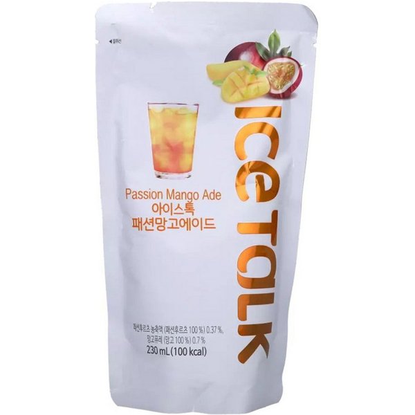 ICE TALK Softgetränk, Ice Talk Passionsfrucht Mango Limonade mit süßem Geschmack 230ml