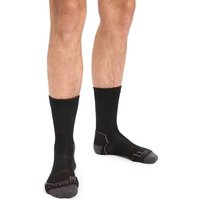 ICEBREAKER Herren Anatomica Hike Light Crew, Größe 39-41 in Schwarz