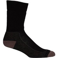 ICEBREAKER Herren Anatomica Hike Medium Crew, Größe 48-50 in Schwarz
