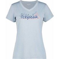 ICEPEAK Damen Shirt BURNHAM, Größe L in Blau