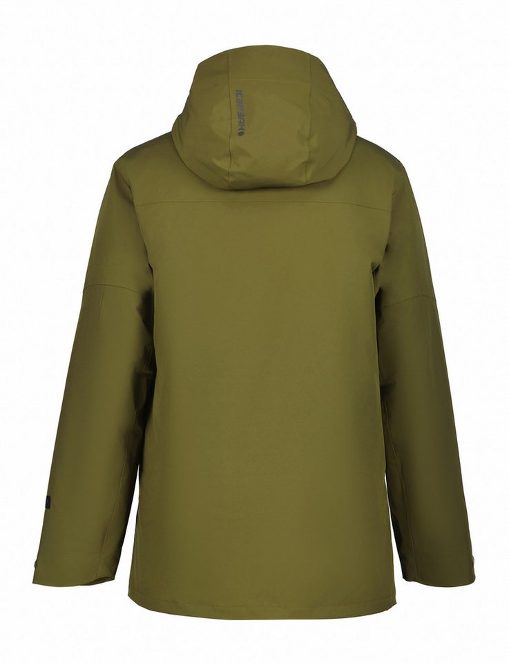 Icepeak Funktionsjacke BAKERHILL wasserdicht, mit 10.000 mm Wassersäule, atmungsaktiv, wasserabweisend – Bild 4 von 4