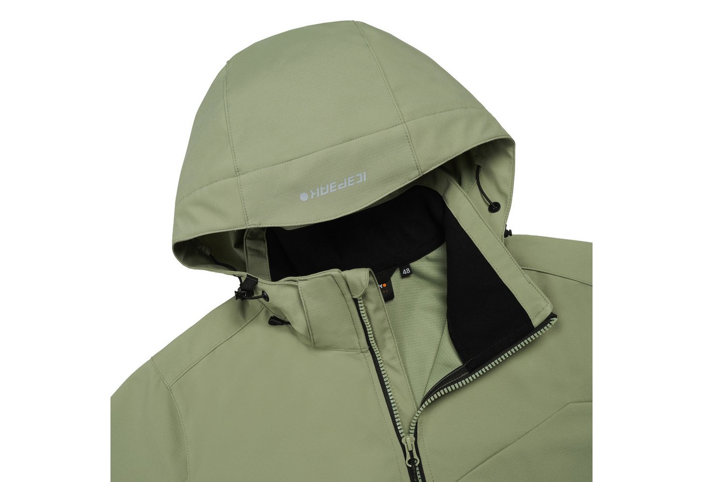 Icepeak Softshelljacke BARMSTEDT wasserabweisend, winddicht, atmungsaktiv – Bild 5 von 5