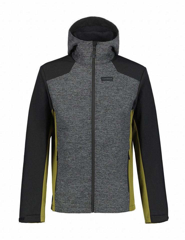 Icepeak Softshelljacke BEEDEVILLE atmungsaktiv, wasserabweisend, aus Polyester und Elasthan – Bild 4 von 5