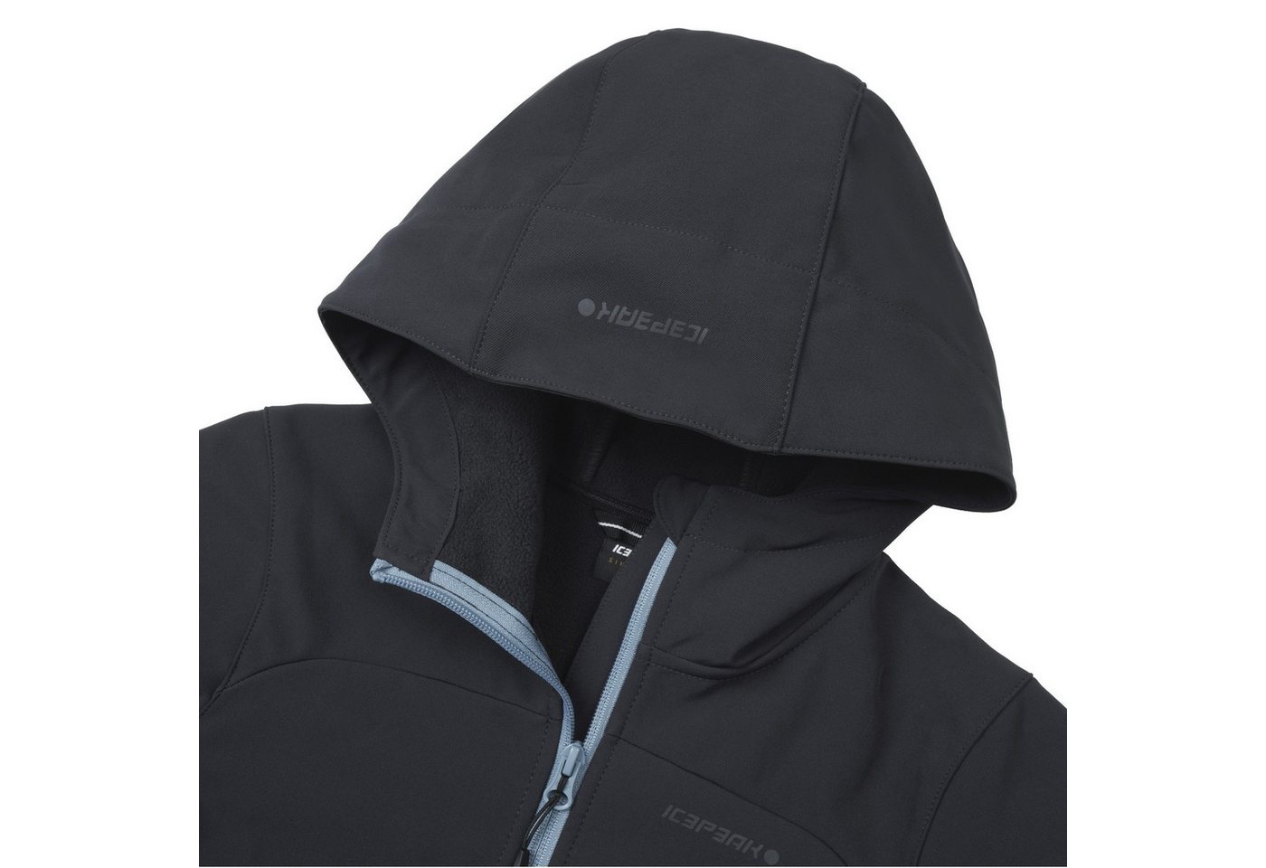Icepeak Softshelljacke Übergangsjacke mit Kapuze Kobryn Jr – Bild 3 von 4