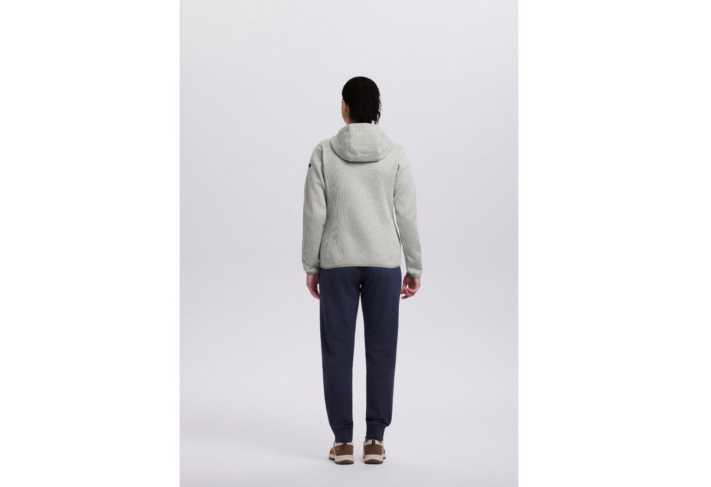 Icepeak Strickfleecejacke Adrian Midlayer mit Kapuze – Bild 5 von 5