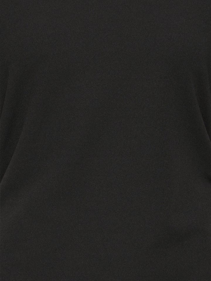 ICHI Midikleid schwarz,Freizeit,Polyester,Unifarben,Rundhals,Kurz,Regular Fit – Bild 3 von 3