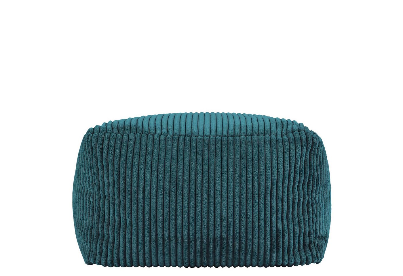 icon Pouf aus Cord „Amara“, mit Füllung, 40x40x25, Made in Germany – Bild 3 von 5