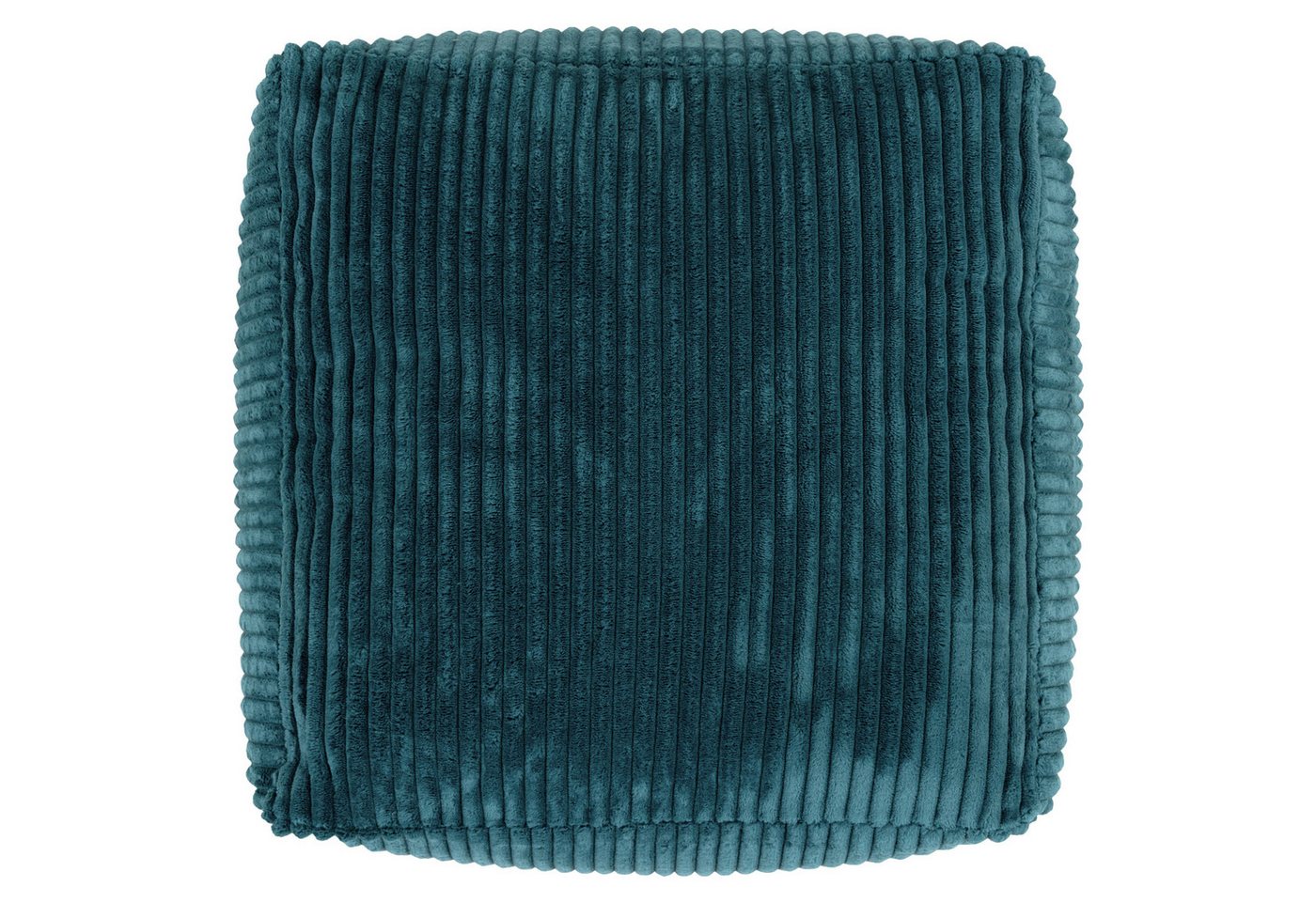 icon Pouf aus Cord „Amara“, mit Füllung, 40x40x25, Made in Germany – Bild 4 von 5