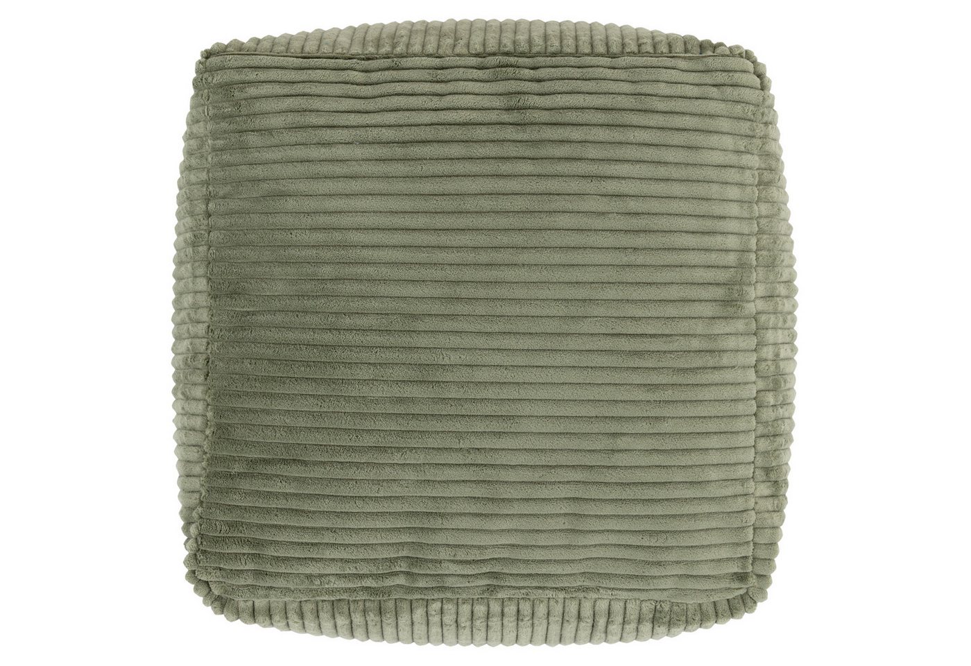 icon Pouf aus Cord „Amara“, mit Füllung, 40x40x25, Made in Germany – Bild 4 von 5
