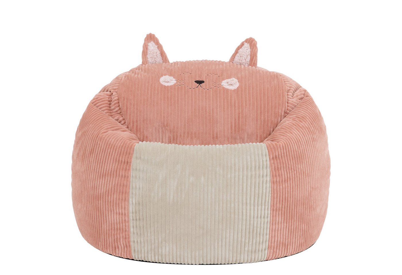 icon Sitzsack Kinder aus Cord Tierfreunde, Made in Germany, für Kinderzimmer – Bild 4 von 5