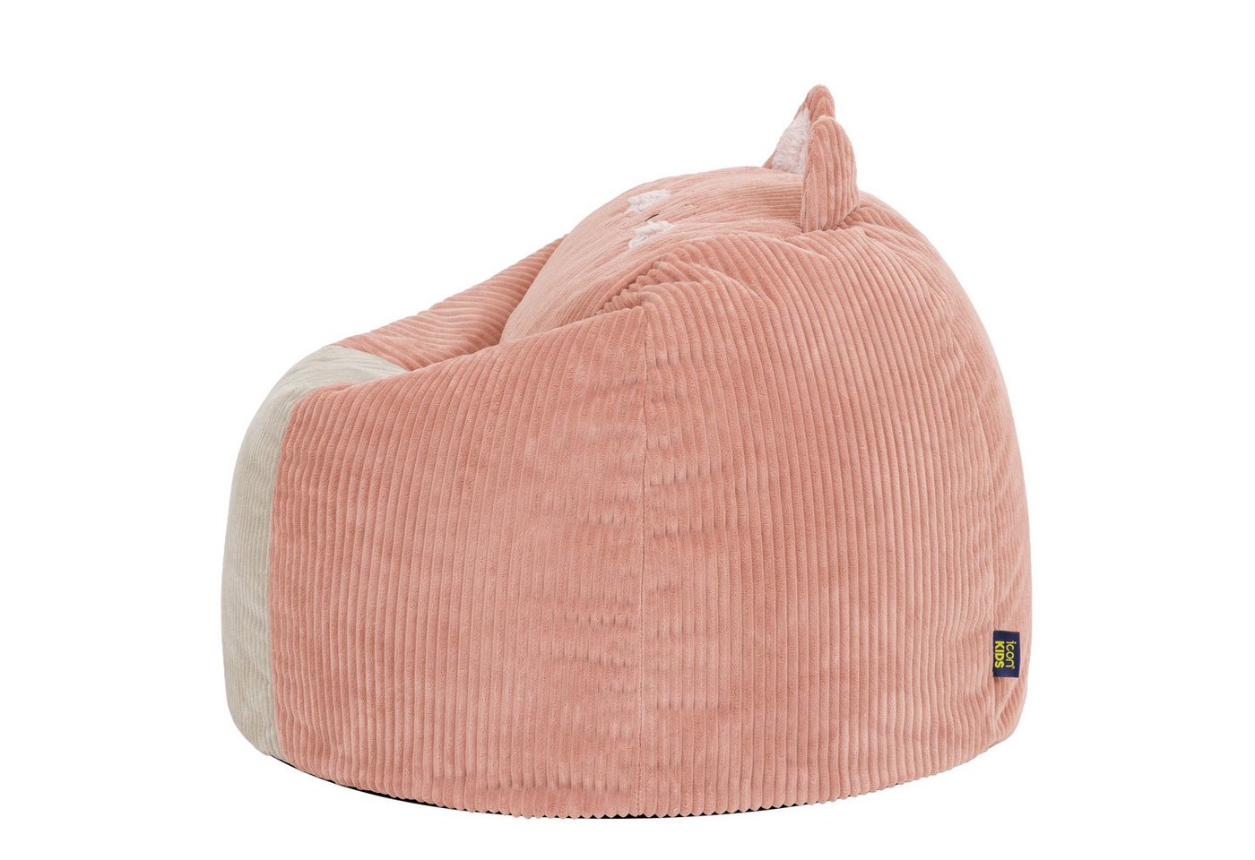 icon Sitzsack Kinder aus Cord Tierfreunde, Made in Germany, für Kinderzimmer – Bild 5 von 5