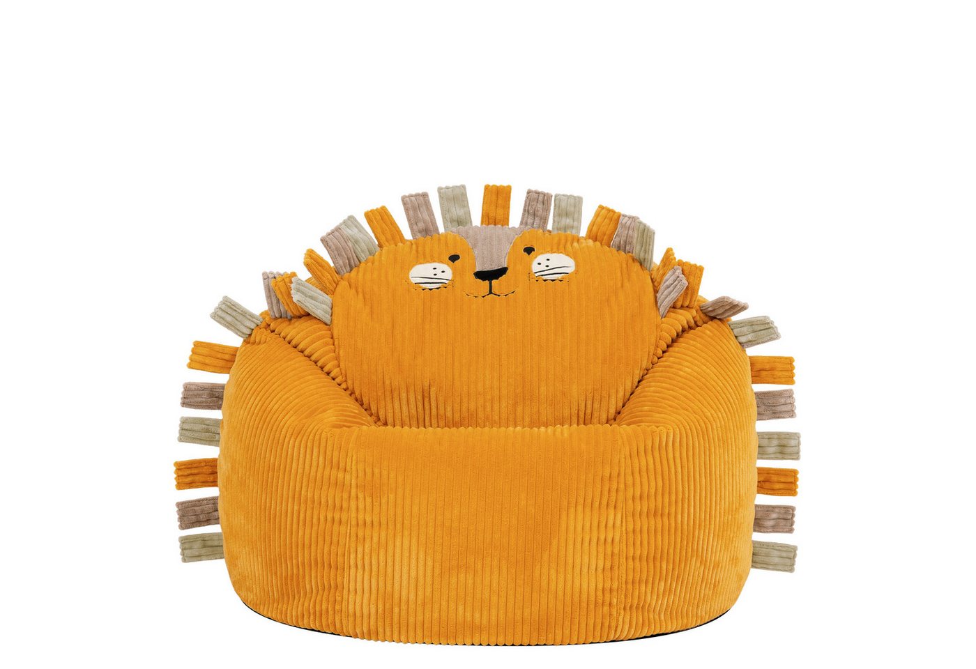 icon Sitzsack Kinder aus Cord Tierfreunde, Made in Germany, für Kinderzimmer – Bild 4 von 5