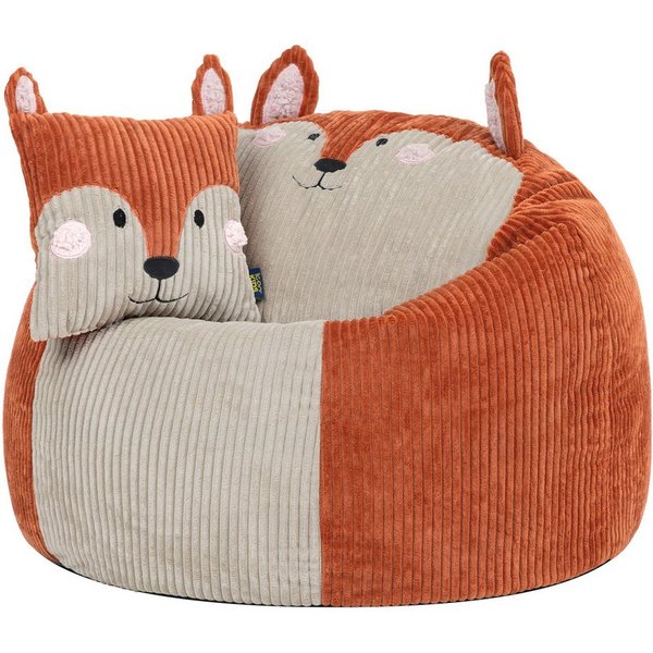 icon Sitzsack Kinder aus Cord Tierfreunde, Made in Germany, für Kinderzimmer