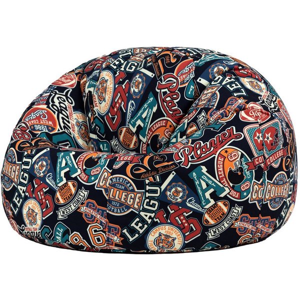 icon Sitzsack Kinder Druck Groß, 80x45cm, Made in Germany, für Kinderzimmer