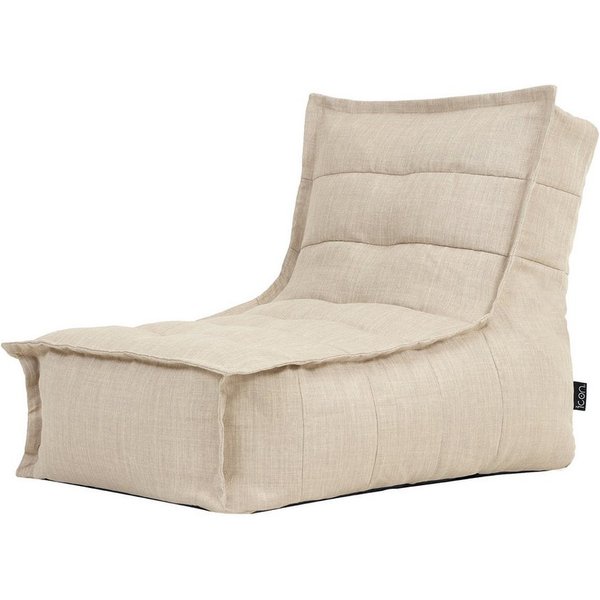 icon Sitzsack Outdoor Liege „Dolce", 75x75x96cm, Made in Germany, UV-beständig, wetterfest