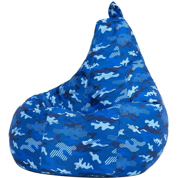 icon Sitzsack Sessel mit Rückenlehne Camouflage, Sitzsack XXL, Gaming Sitzsack, Made in Germany, Erwachsene & Kinder