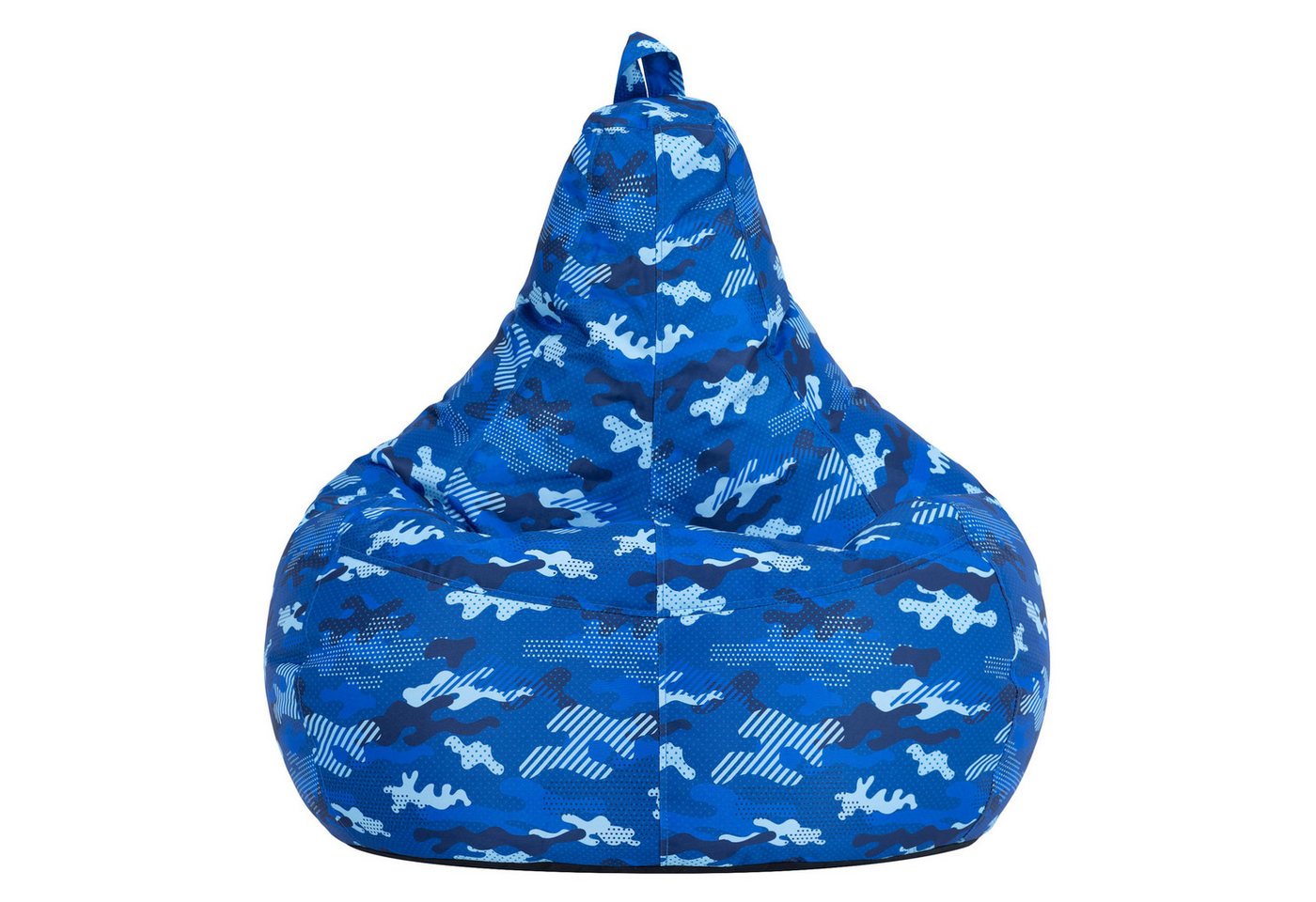 icon Sitzsack Sessel mit Rückenlehne Camouflage, Sitzsack XXL, Gaming Sitzsack, Made in Germany, Erwachsene & Kinder – Bild 4 von 5