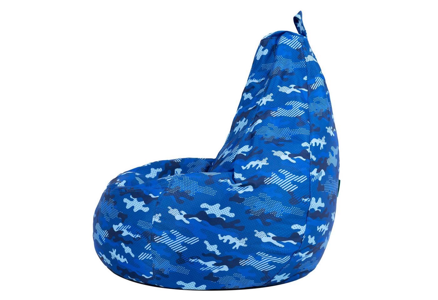 icon Sitzsack Sessel mit Rückenlehne Camouflage, Sitzsack XXL, Gaming Sitzsack, Made in Germany, Erwachsene & Kinder – Bild 5 von 5