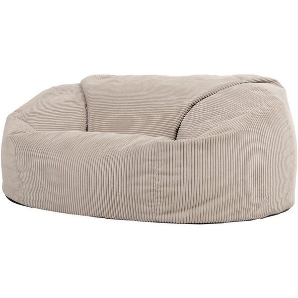 icon Sitzsack XXL Cord Sofa „Soul“, 130x116cm, Made in Germany, Riesen Sitzsack XXL, Erwachsene & Kinder