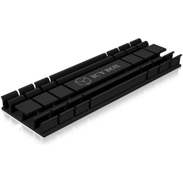 ICY BOX Computer-Kühler IB-M2HS-701, Passiver Kühlkörper, für M.2 2280 SSD, inklusive Wärmeleitpads